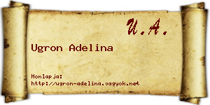 Ugron Adelina névjegykártya